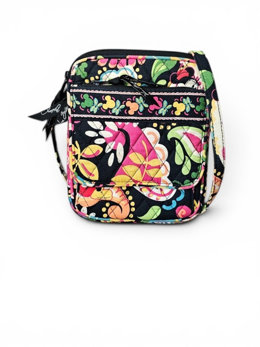 Vera Bradley X Disney Midnight with Mickey Mini Hipster Retired Crossbody Bag